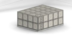 40 TON GRP SU DEPOSU (En=4000mm x Boy=5000mm x Yükseklik= 2000mm)
