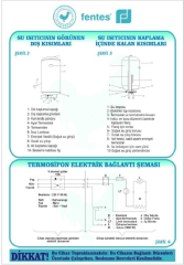 80 LT. ELEKTRİKLİ TERMOSİFON (2000 WATH) 430 x 450 x 860 mm (TEİM-80 LT.)