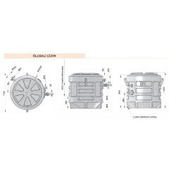 SANİFOS 610 / ÇİFT POMPALI VORTEX ÇARKLI MONOFAZE ATIK SU TAHLİYE İSTASYONU