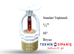 STANDART TEPKİMELİ 68°C 1/2'' BEYAZ PENDENT SPRİNK
