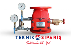 DN 150 6'' FLANŞ ISLAK ALARM VANASI