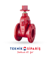 DN100 4'' FLANŞLI YÜKSELMEYEN MİLLİ (NRS) VANA 200 PSI