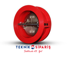 DN200 8'' WAFER ÇİFT KLEPELİ ÇEK VANA PN16
