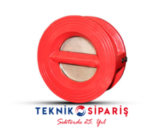 DN200 8'' WAFER ÇİFT KLEPELİ ÇEK VANA PN16