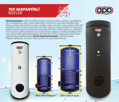 Apa 500 Litre Tek Serpantinli Boyler
