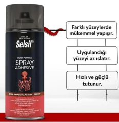 Selsil Çok Amaçlı Yapıştırıcı Sprey 400 ml