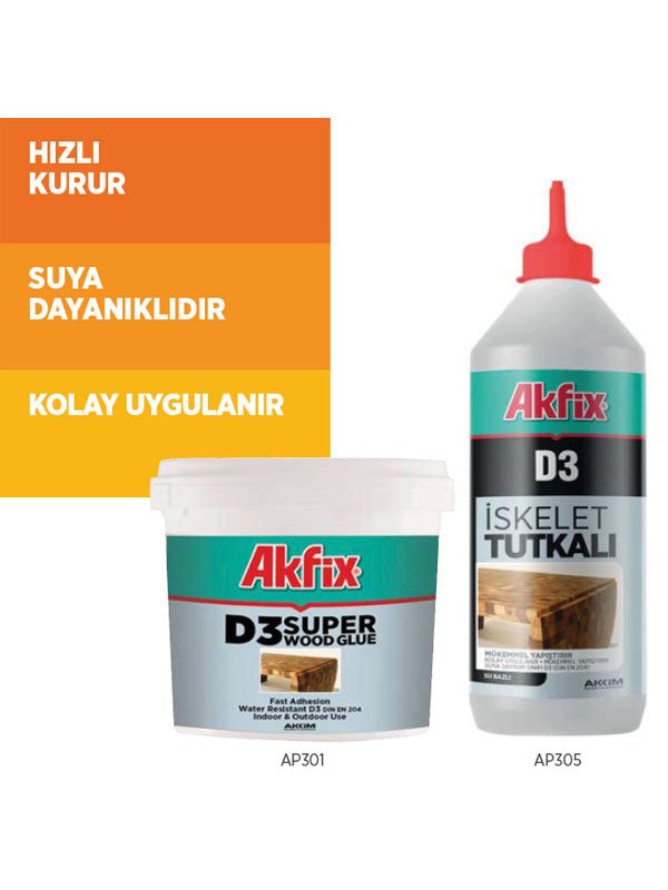 Akfix D3 İskelet Tutkal