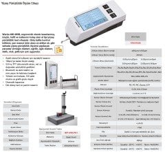 Werka Yüzey Pürüzlülük Ölçüm Cihazı/ Granit Tabla