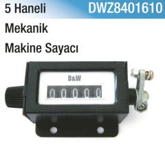 D&W 5 Haneli Mekanik Sayaç