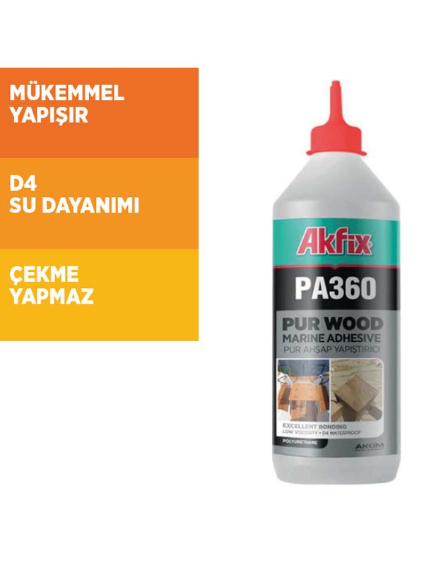 Akfix PA360 Poliüretan Ahşap Tutkalı 25 Kg