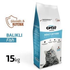 Catzo Premium Somon Balıklı Kedi Maması 15 KG