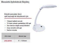 Werka Masaüstü Aydınlatmalı Büyüteç