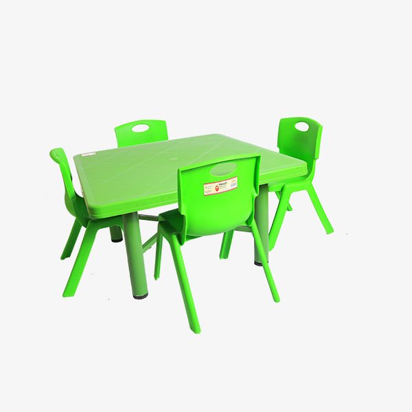 Banbino Çocuk Masa ve 4 Sandalye Takımı Yeşil