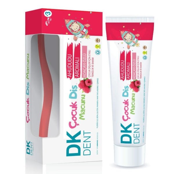 DK Dent Çocuk Diş Macunu Ahududu+D.Fırçası 50ml