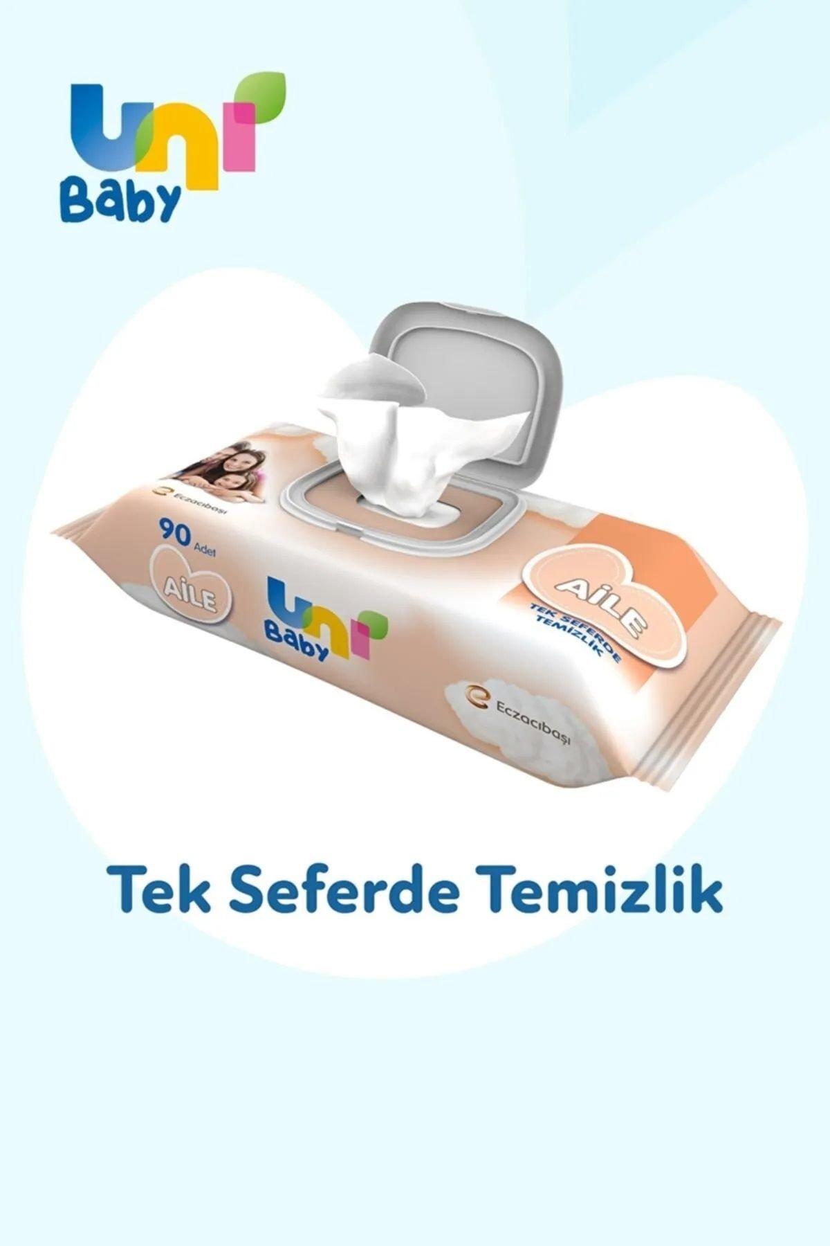 Uni Baby Aile Islak Mendil 90 lı