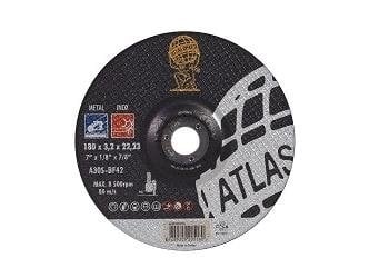 Atlas Metal/İnox Kesme Taşı Silver 180x3.0x22.23
