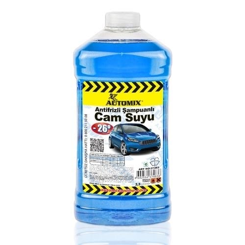 Automix Antifrizli Şampuanlı 2.5 lt -26 Cam Suyu