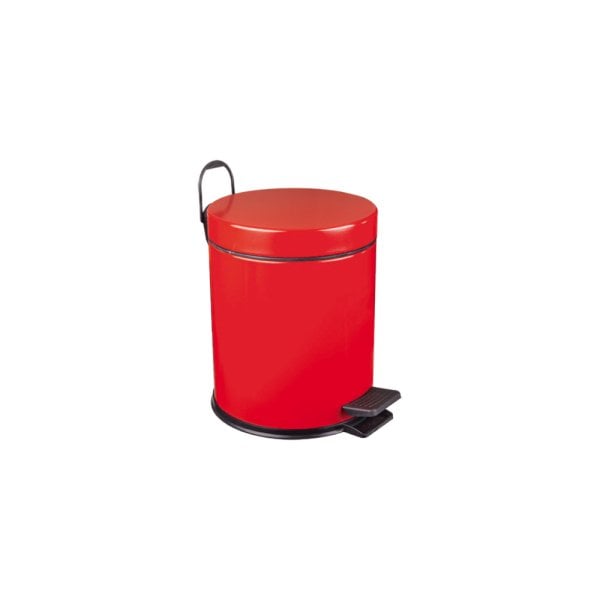 Maxiflow Renkli Çöp Kovası 5 Litre Kırmızı