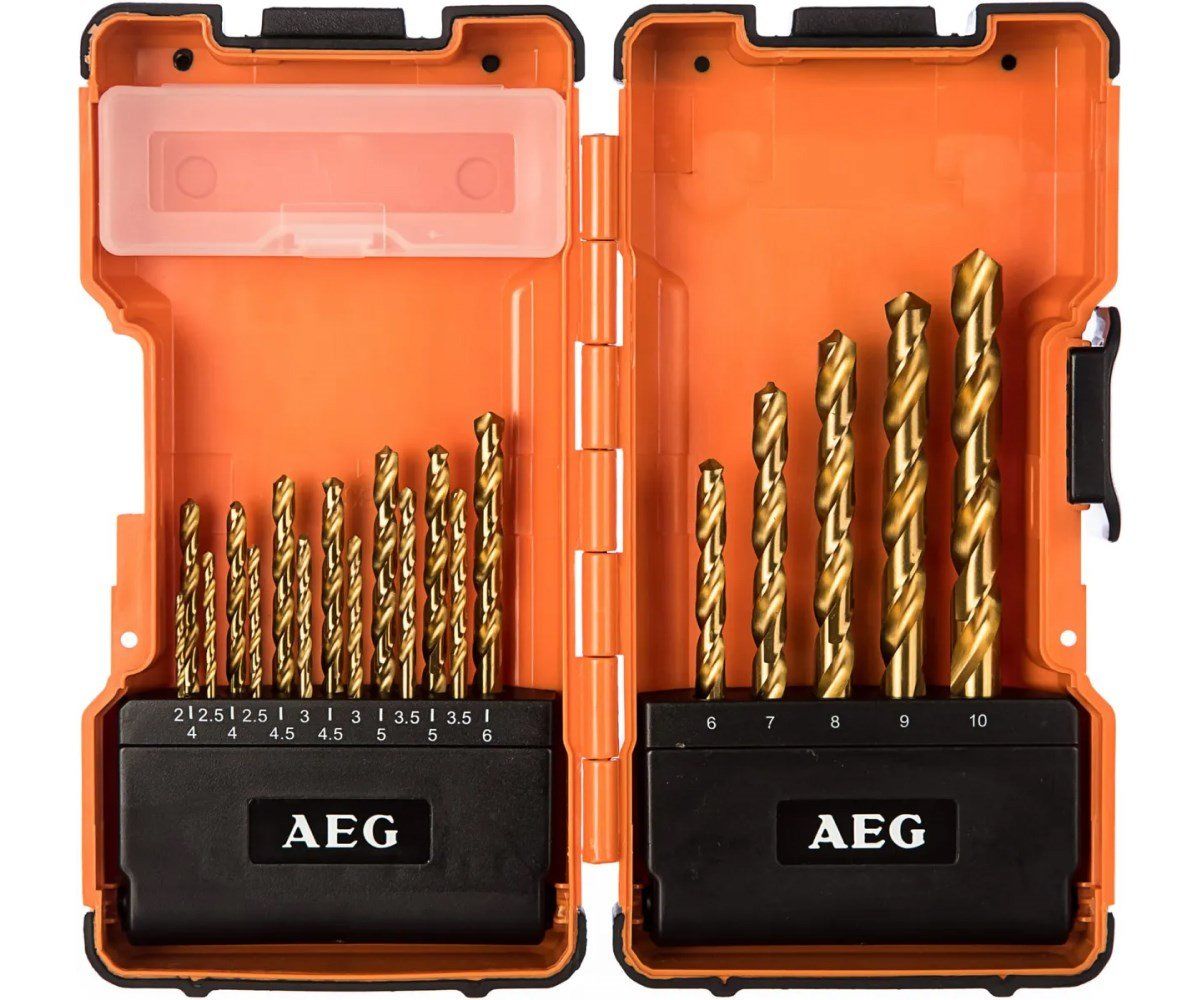 AEG Metal Matkap Ucu Set HSS-G Tit.19 Prç 2-10mm