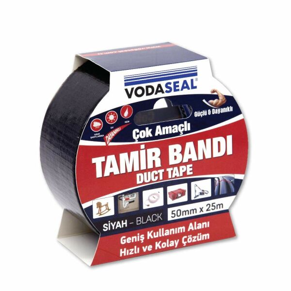 Vodaseal Tamir Bandı 50mmx10mt Siyah