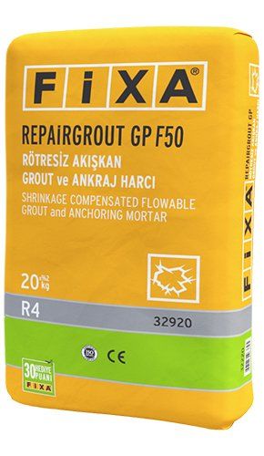 Fixa Repair Grout GP F50 Rötresiz Ankraj Harcı 20kg