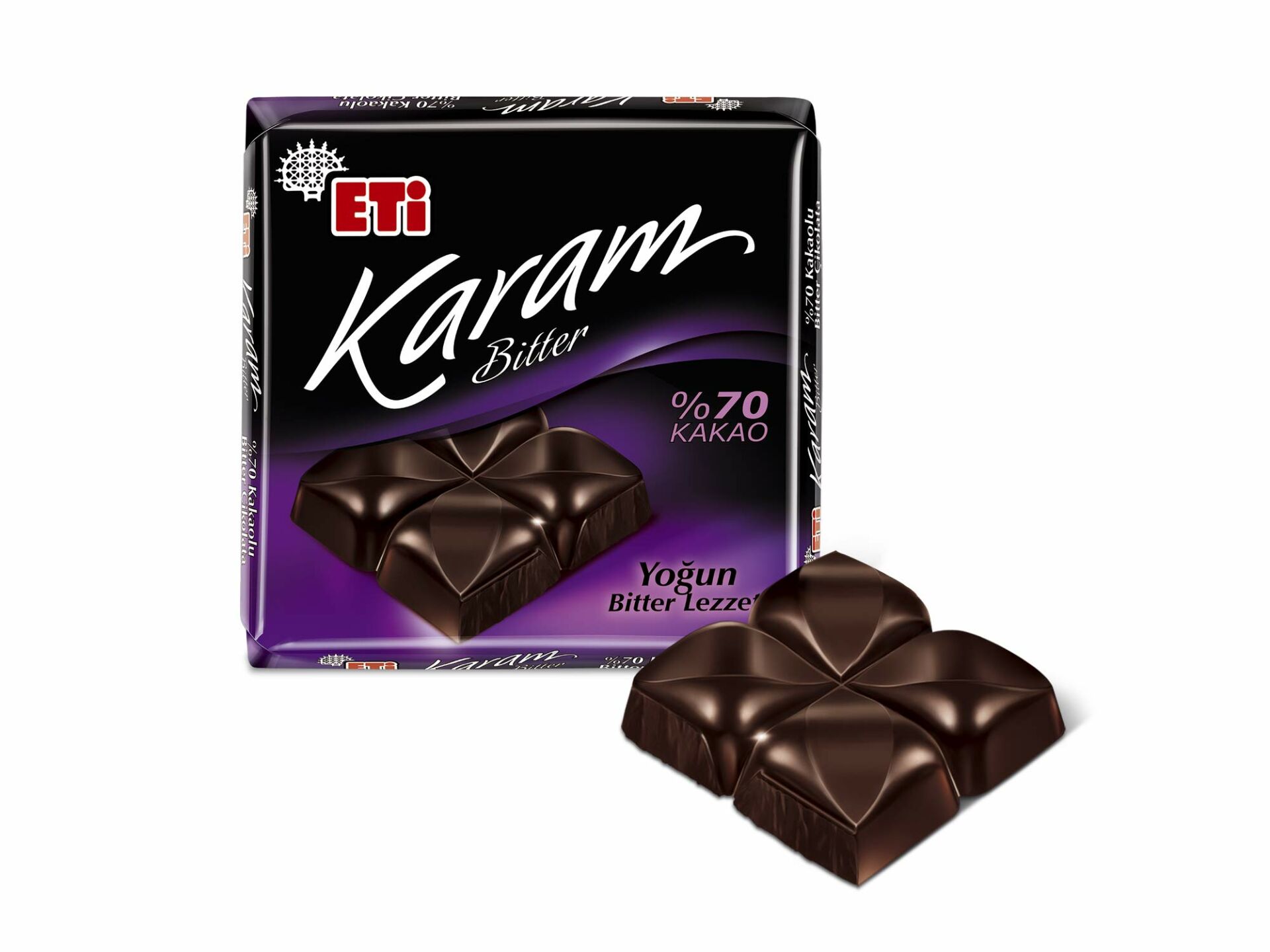 Eti Karam %70 Kakaolu Kare 60gr