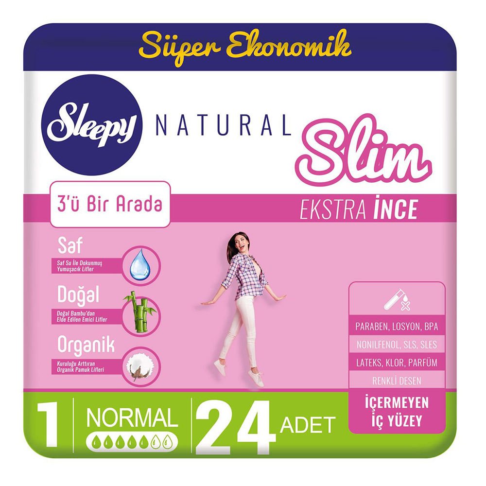 Sleepy Slim Süper Eco Normal 24 lü