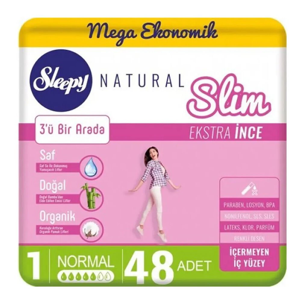 Sleepy Slim Mega Paket Normal 48 li