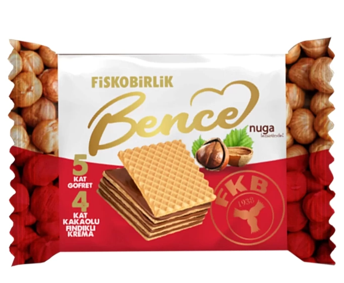 Fiskobirlik Bence Kakaolu Fındık Krema Gofret 30gr