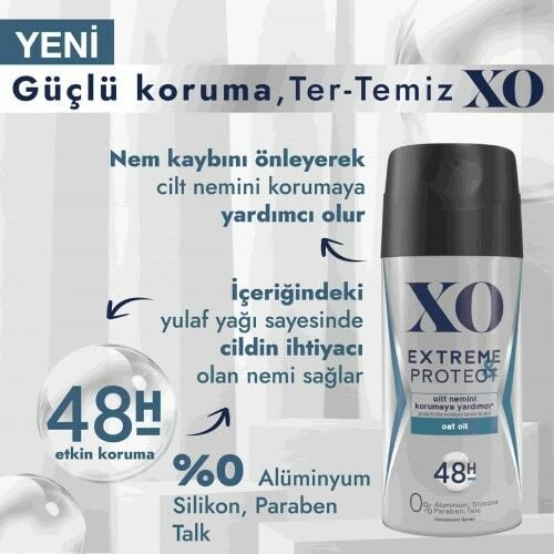 Xo Erkek Deodorant Extreme&Protect 150ml