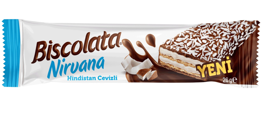 Biscolata Nirvana Hindistan Cevizli Gofret 26g