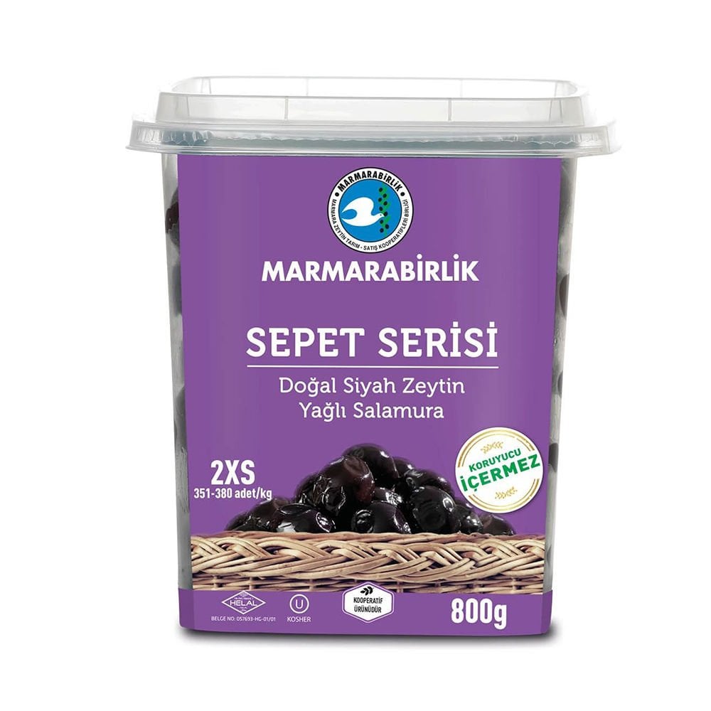 Marmara Birlik Zeytin Elit Sepet Serisi 2XS 800gr