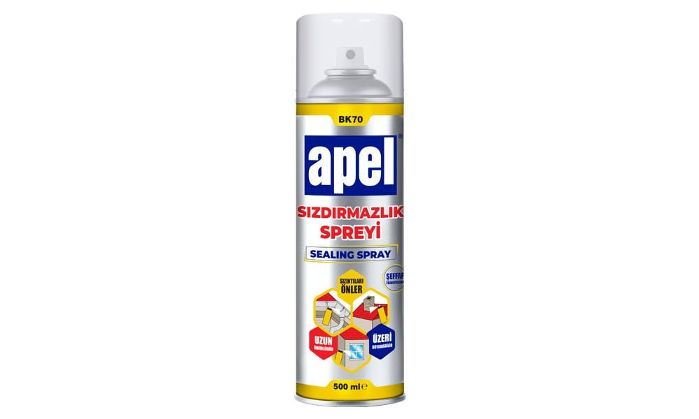 Apel BK70 Su Sızdırmazlık Spreyi Su ve Sıvı Şeffaf 500ml