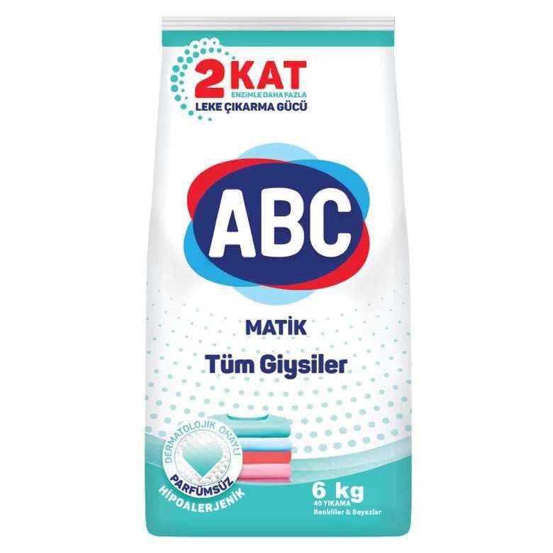 ABC Matik Tüm Giysiler 6 kg