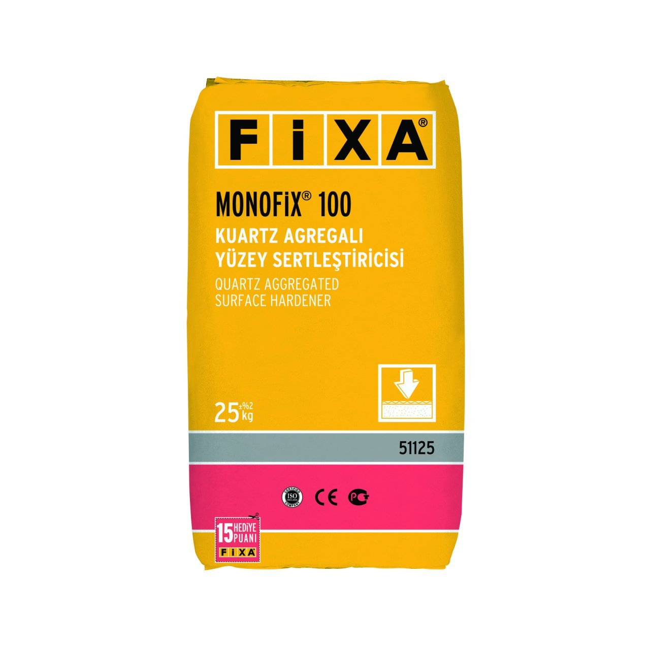 Fixa Monofix 100 Yüzey Sertleştirici Gri 25 Kg