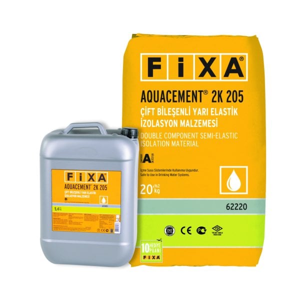 Fixa Aquacement 2K 205 Su yalıtım (20+5,4kg)