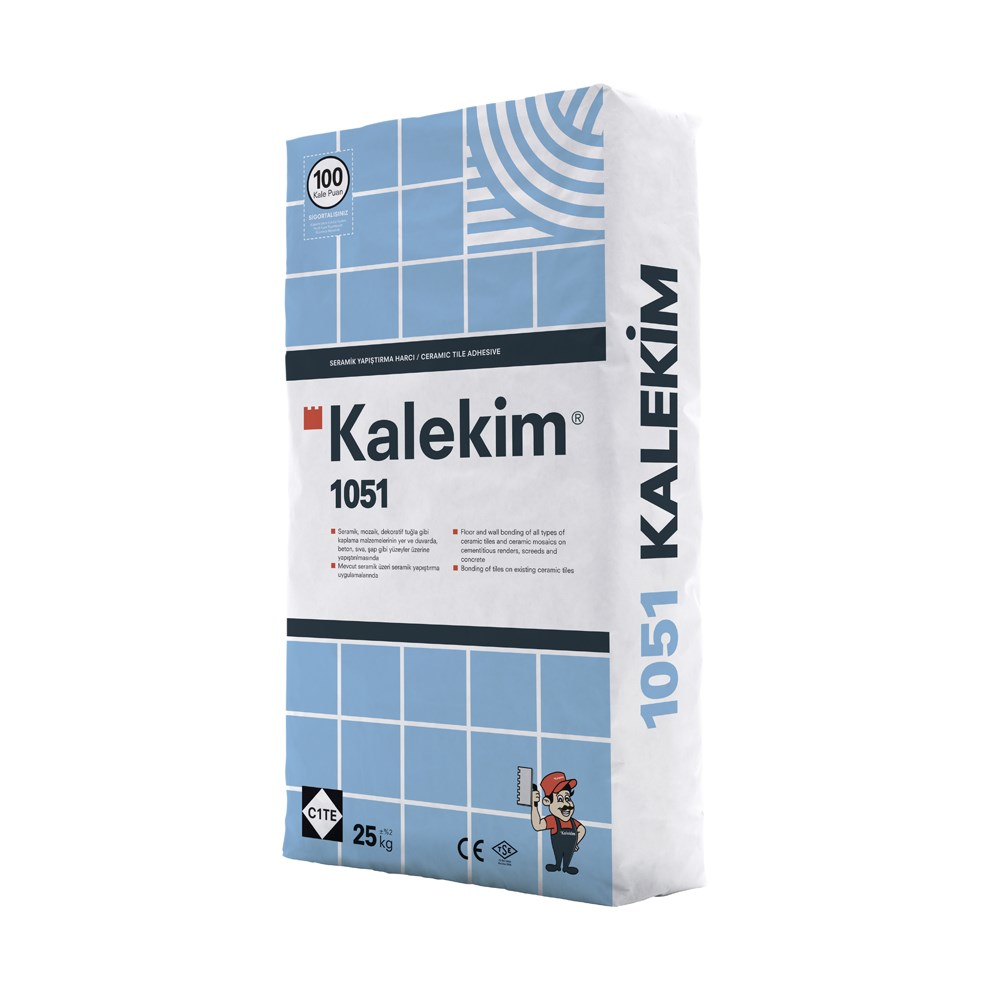 Kalekim 1051 Seramik Yapıştırıcı Gri 25kg