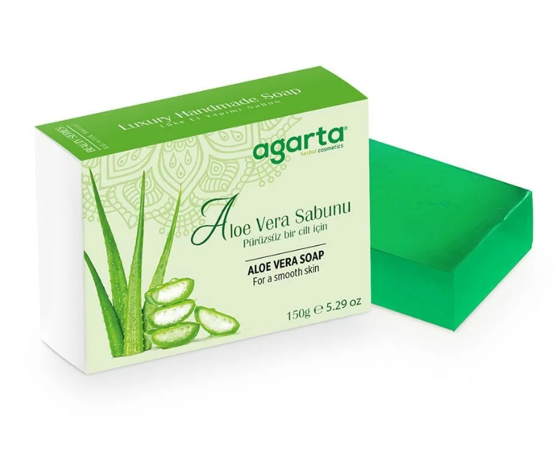 Agarta Doğal El Yapımı Güzel.Sabunu Aloevera 150g