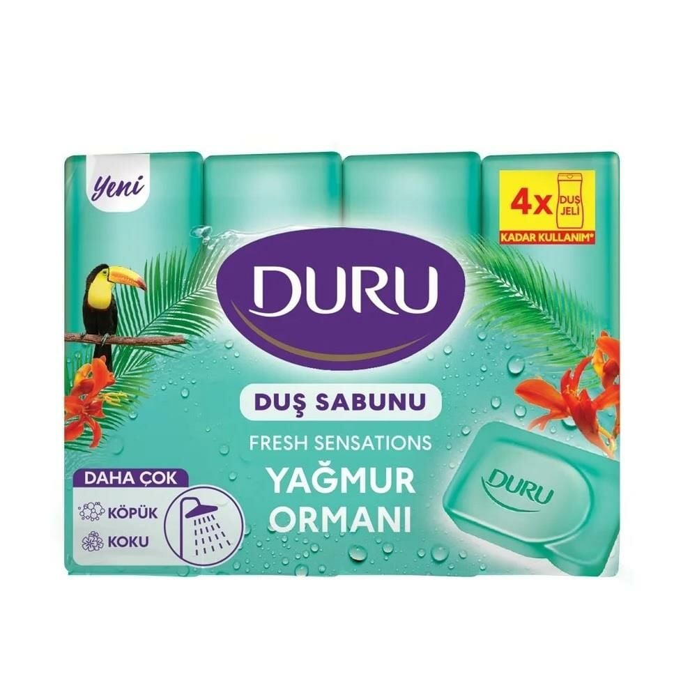 Duru Fresh Duş Sabunu Yağmur Ormanı 4x150gr