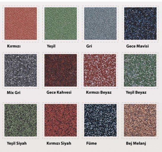 Sim Shingle Altıgen Pk-2,52m2 Yeşil