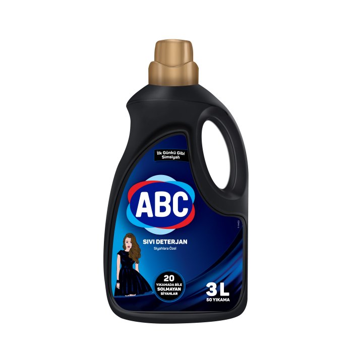 ABC Sıvı Çamaşır Deterjanı Siyahlar 2700 ML