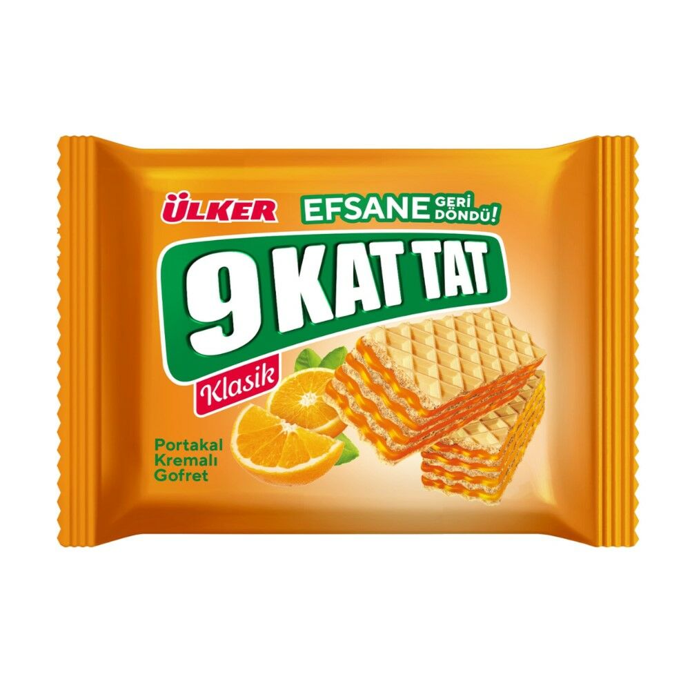 Ülker 9 Kat Tat Portakallı Gofret 39gr