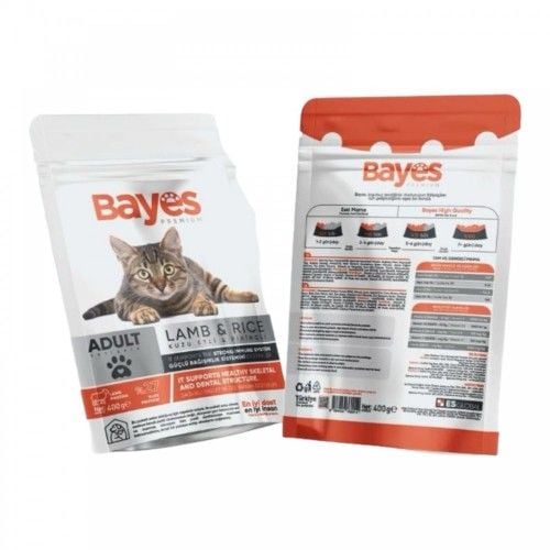 Bayes Yetişkin Kedi Kuzu Etli - Pirinç 400 Gr