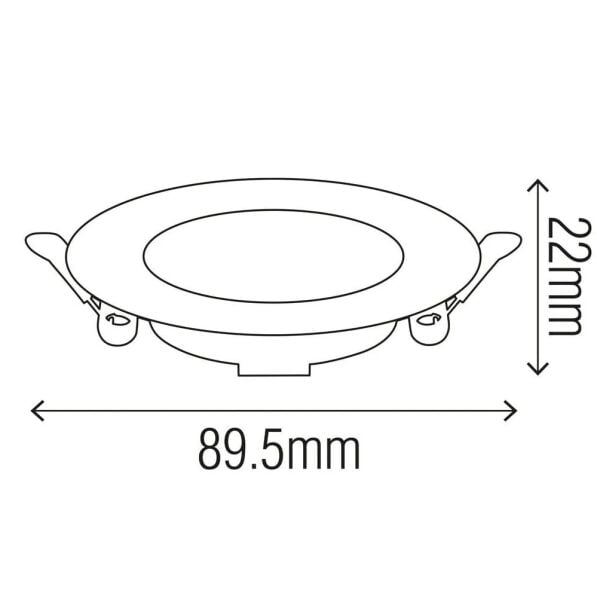 Horoz Aura-3 3W Siyah Led Ampul 6400K