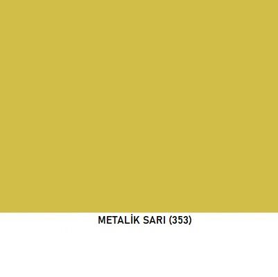 Akçalı Sprey Boya Metalik Renkler Metalik Sarı