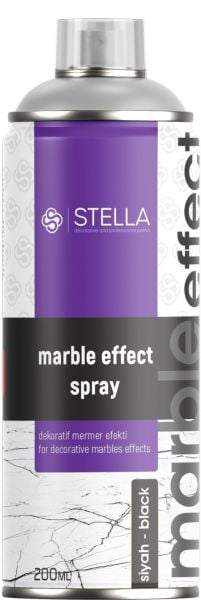 Stella Sprey Mermer Efekt Siyah 200ml