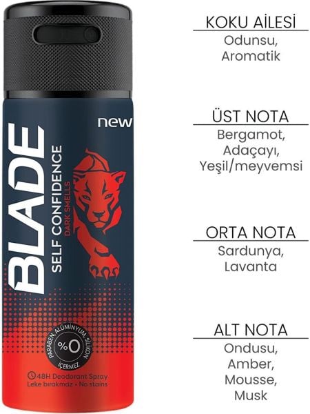 Blade Deodorant Self Confidence 150ml