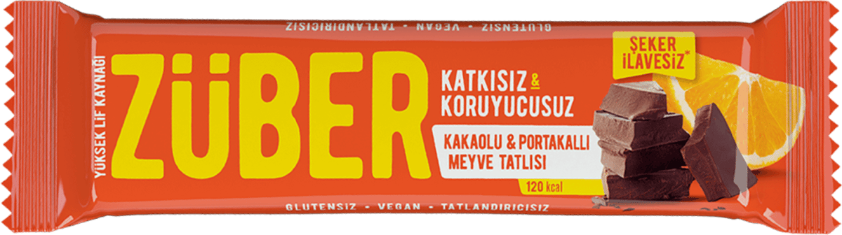 Züber  Kakaolu Portakallı Bar 40gr