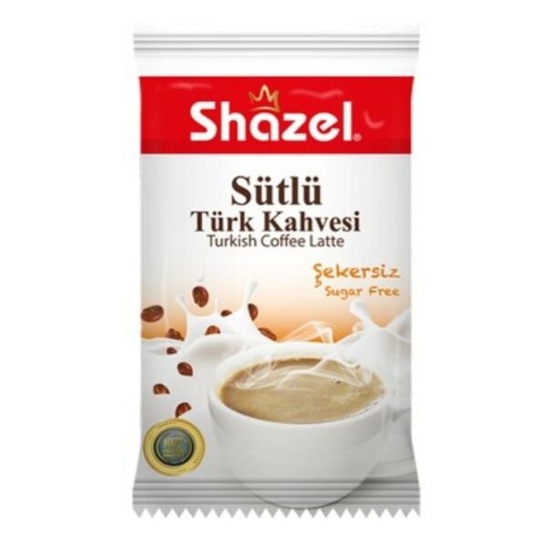 Shazel Hazır Sütlü Türk Kahvesi Şekersiz Tekli