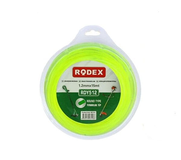 Rodex Çim Biçme Misinası 1.2mmx15mt Yuvarlak Tip